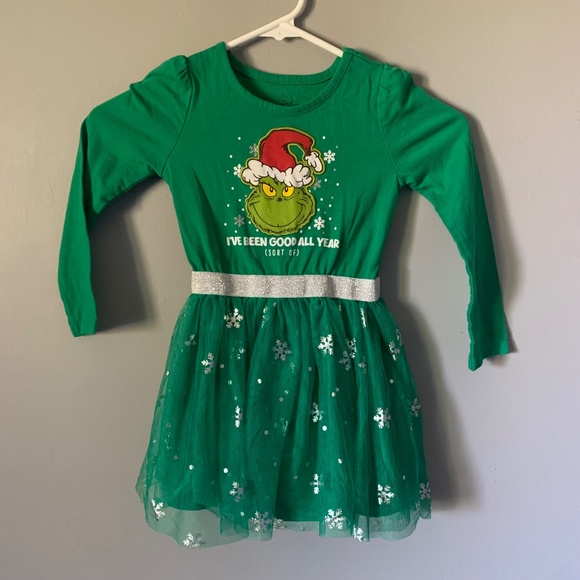 Dr. Seuss The Grinch Kids Dress - Picture 2 of 7